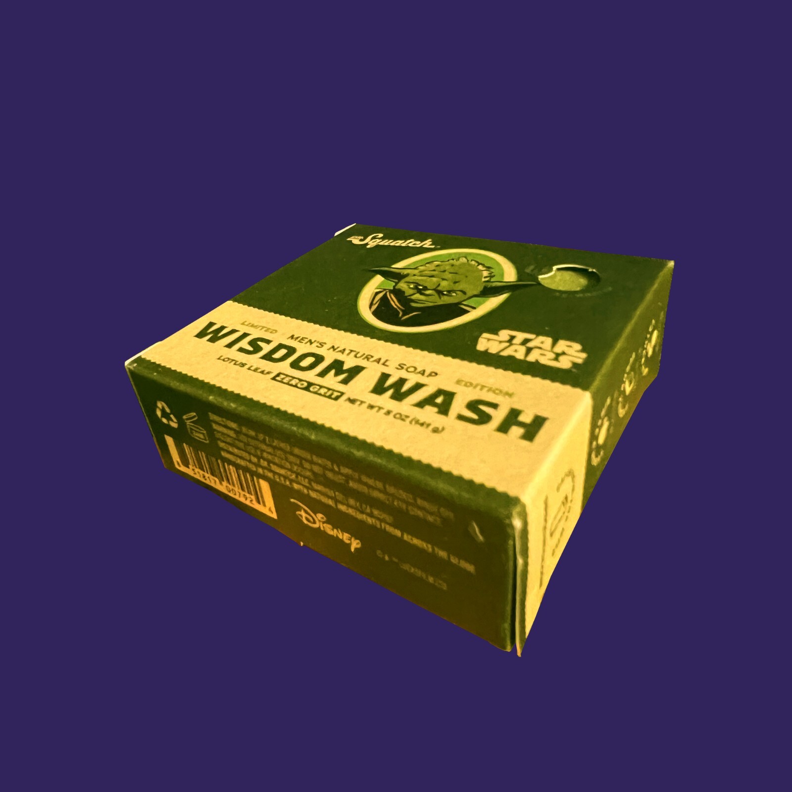 DR Squatch Wisdom Wash Soap Limited Edition Lotus Leaf Zero Grit