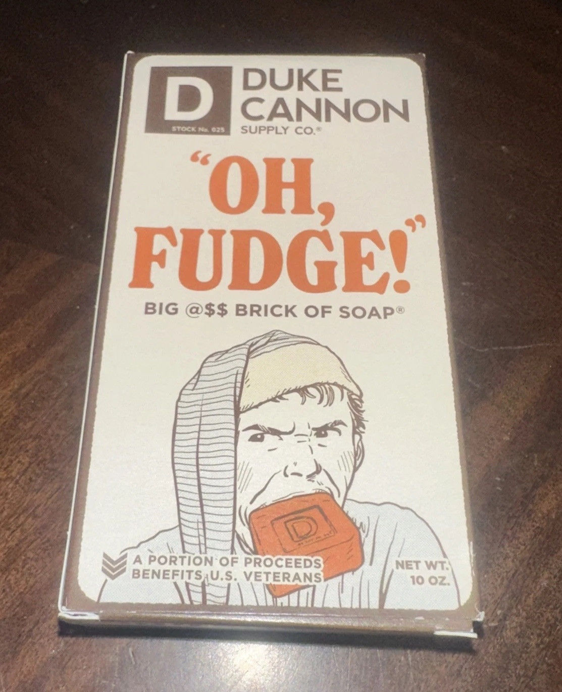 Duke Cannon Oh Fudge! Big A** Brick Of Soap 10oz. New In Box. Made In USA.