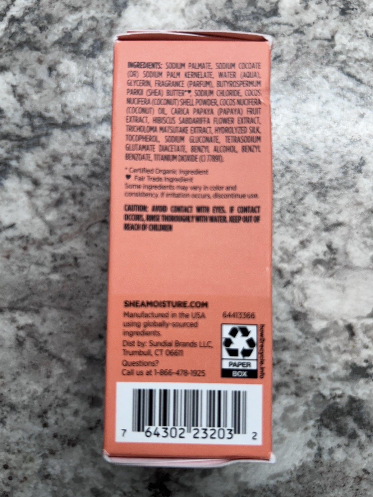 Shea Moisture Bar Soap Coconut & Hibiscus , 8 oz (227 g) Glowing Radiance