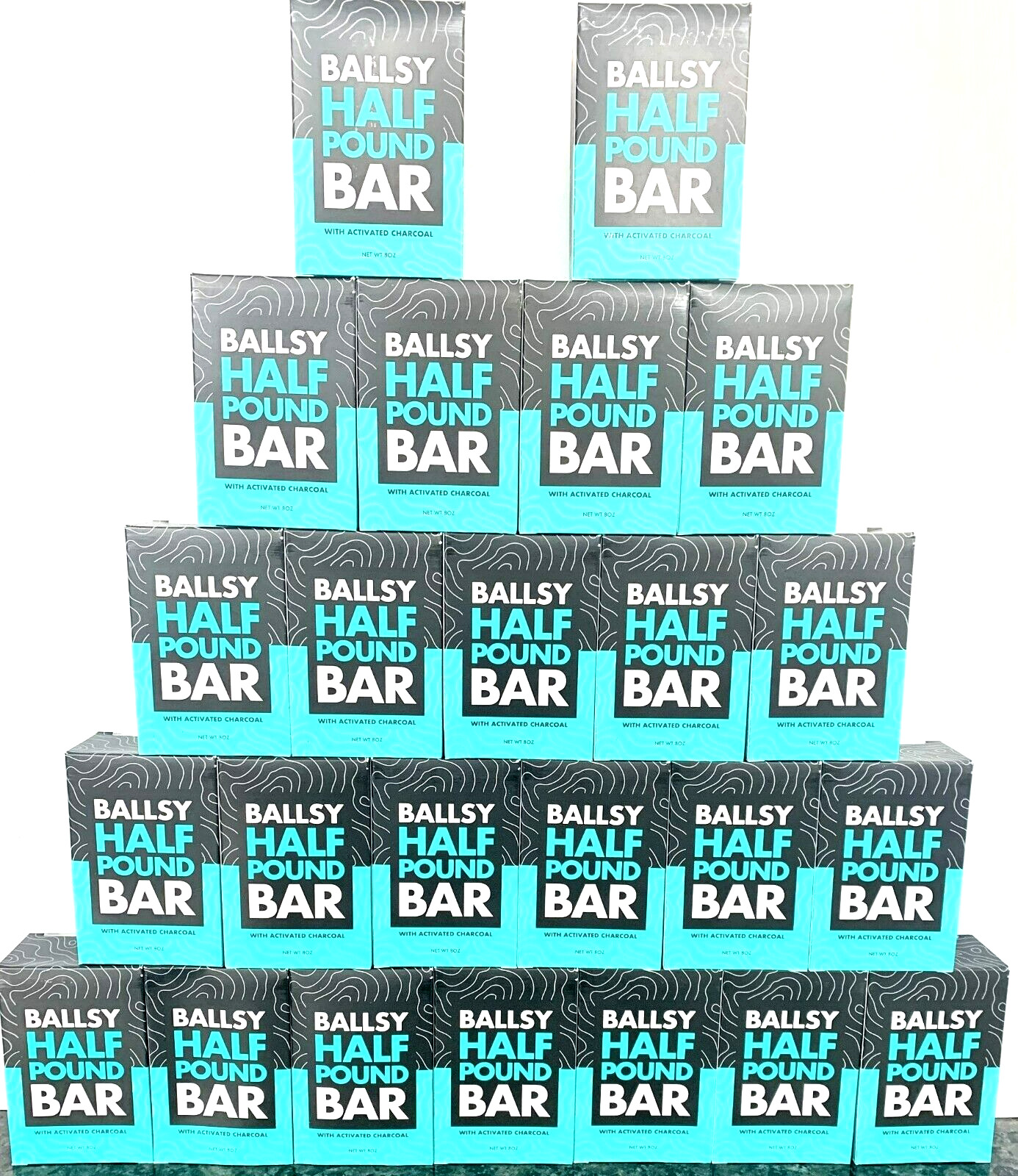 48 Bars Ballsy .5lb Soap Activated Charcoal, Essential Oils, and Plant Extracts