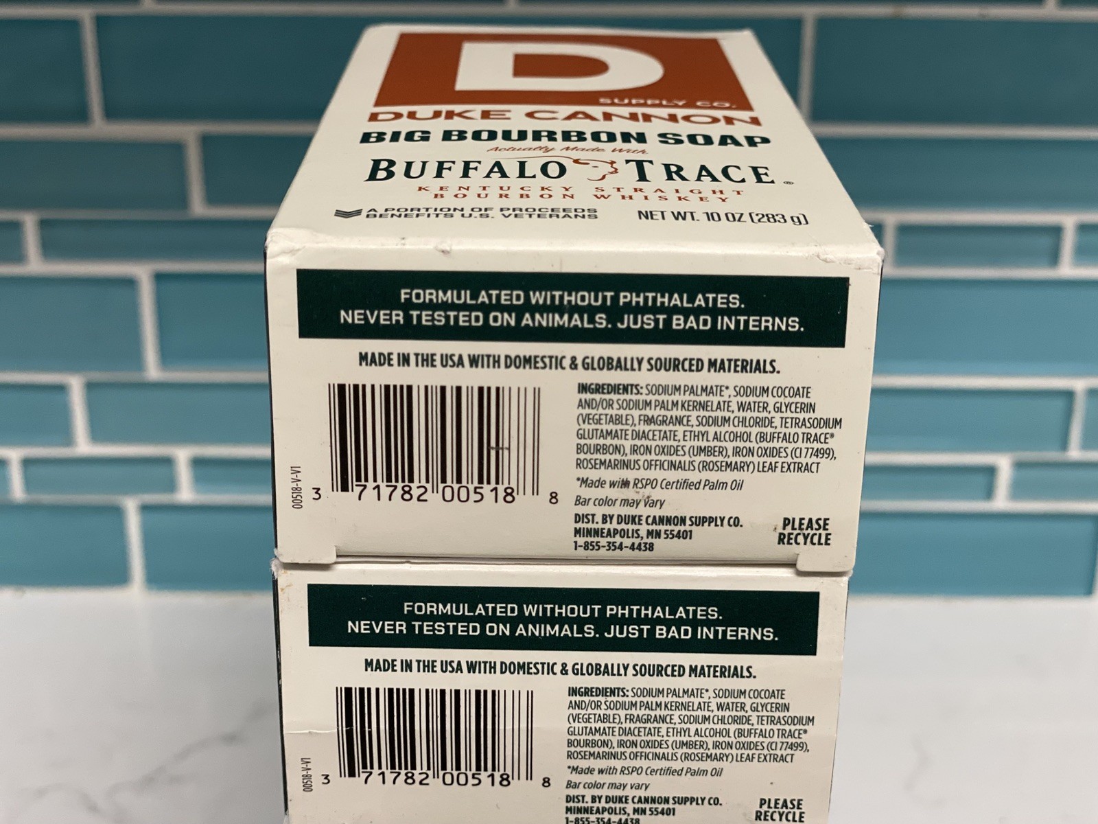 Lot Of 5 Duke Cannon Big American Bourbon Soap – Buffalo Trace 10oz Ea Ne