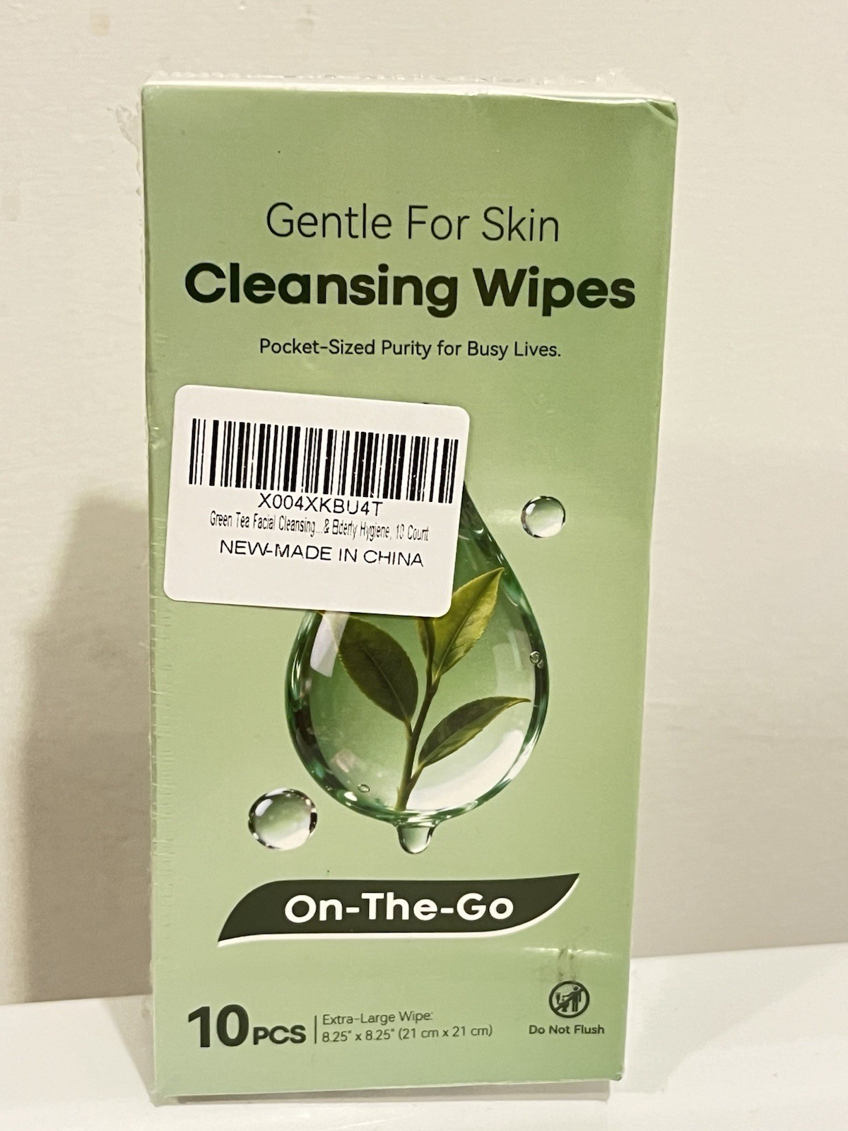 10 PCS Rinse-Free Body Wipes, Ultra Thick Shower Wipes for Skin, Disposable &…