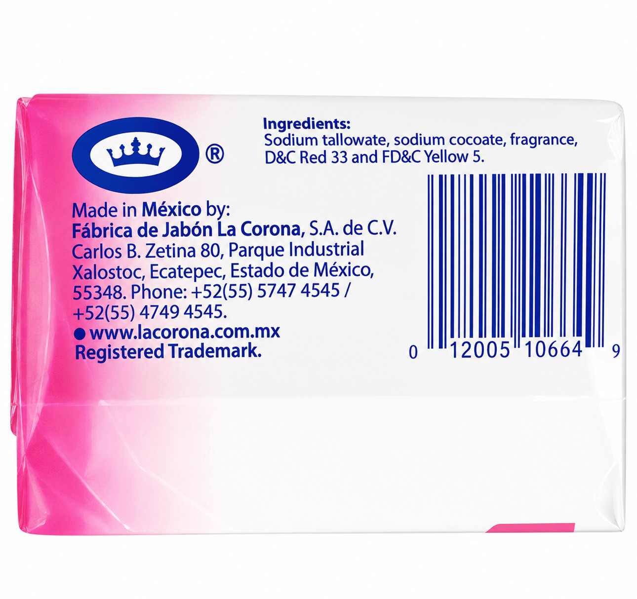 Rosa Venus Pink Bar Soap 3.5 oz Floral Scent Bath Soap – 4 Pack