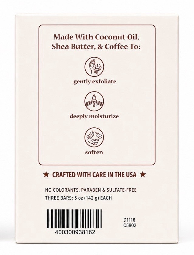 Provence Essentials Coconut Shea Exfoliating Soap Bars