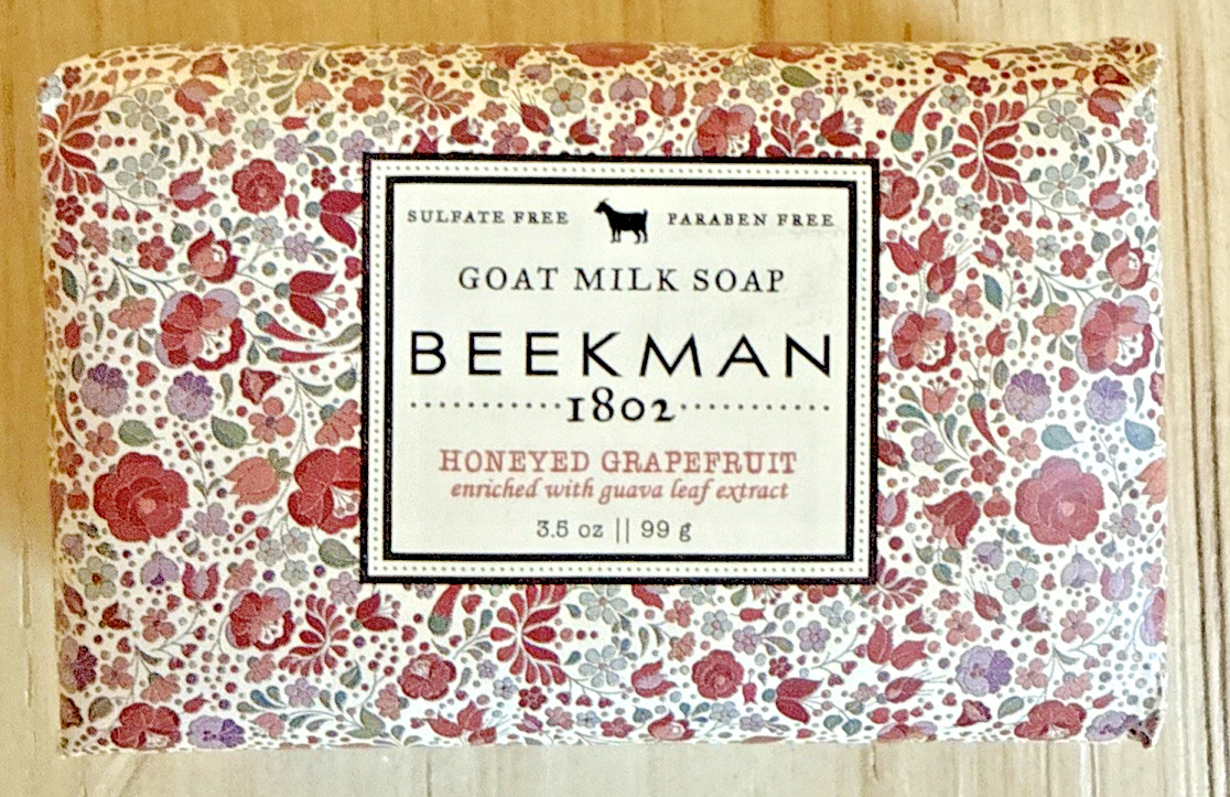 BEEKMAN 1802 GOAT MILK BAR SOAPS Lot of 4 Bars Brand New Various Scents