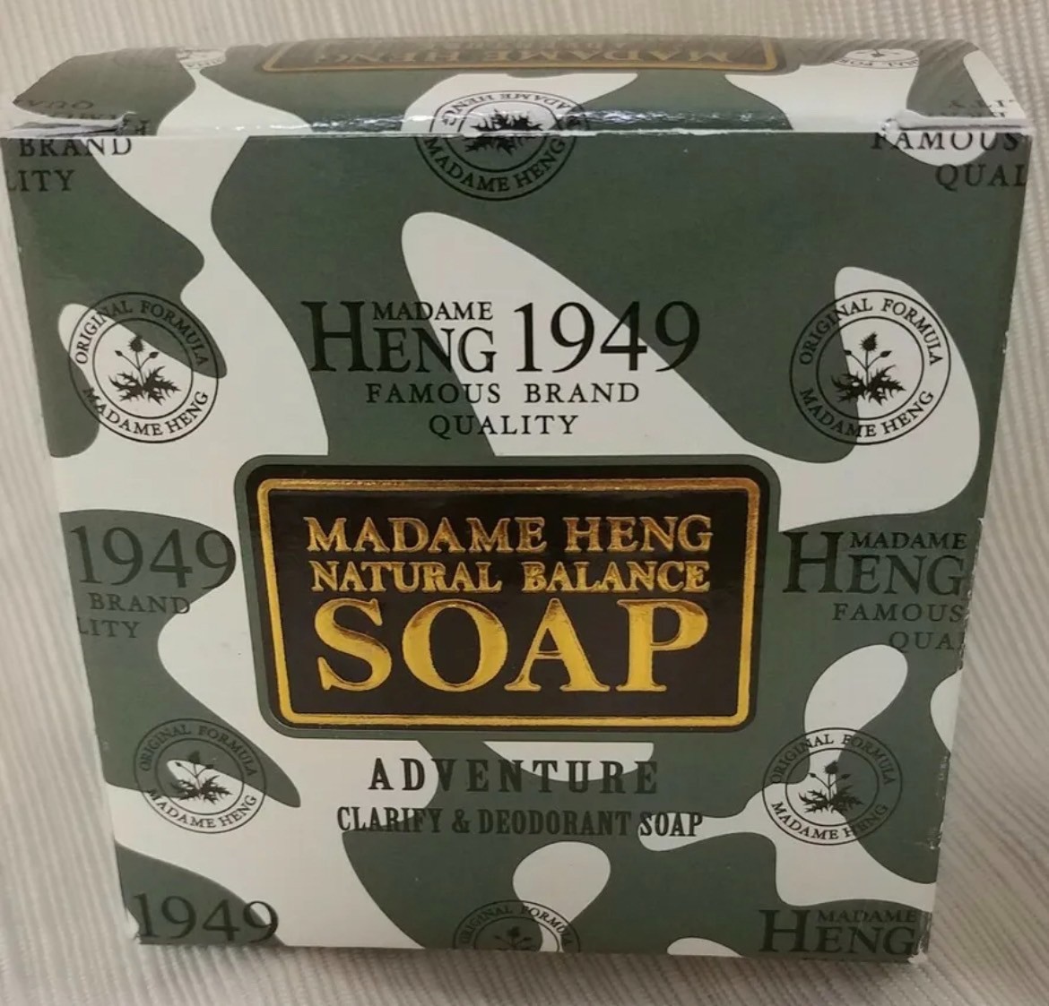 3xSoap Madame Heng 1949 Natural Balance Adventure Clarify Deodorant Relax 150g