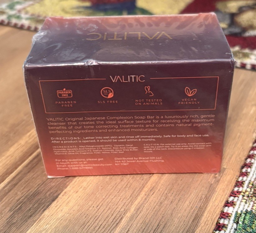 New/Sealed Valitic Kojic Acid Dark Spot Remover Soap Bars