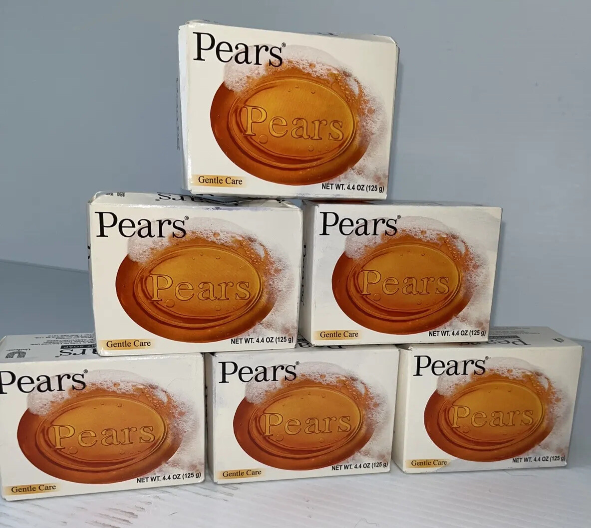 Pears Natural Transparent Original Soap 3.5 Oz. Glycerin Soap 6 Pack