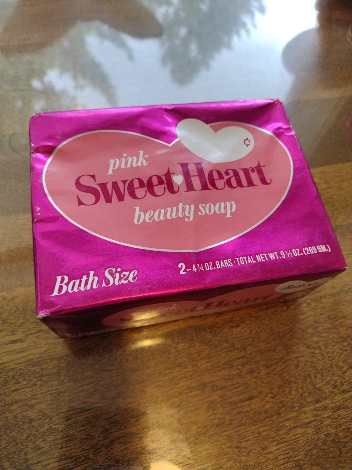 Vintage Sweet Heart Beauty Soap Pink 2 pack NOS Purex – Full Size Great Props