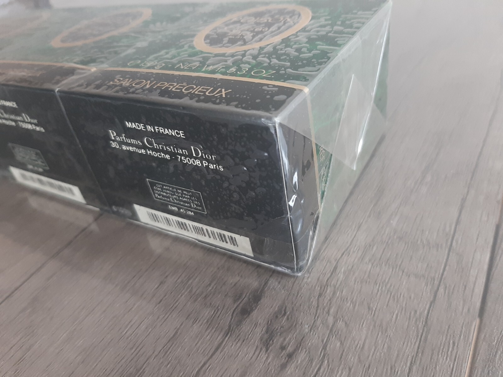Christian Dior Poison 150g Savon Precieux Soap 5.3 OZ 3 Set Vintage Sealed New