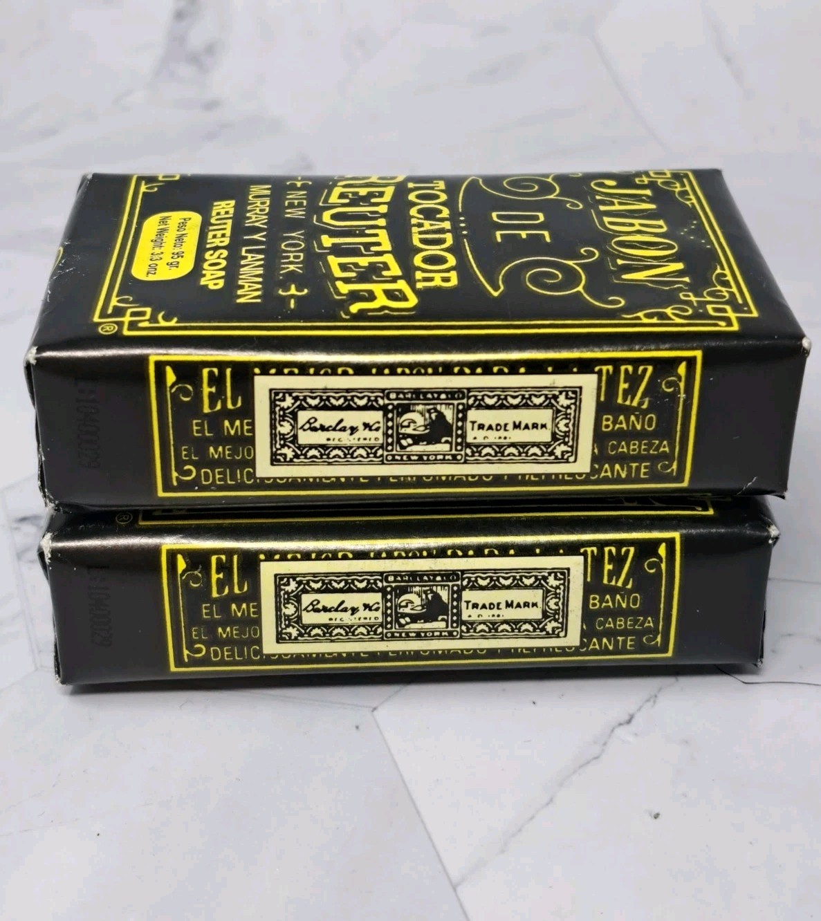 Jabon De Tocador Reuter NY Murray Lanman Soap Bars – 2 – 3.3 Oz Bars