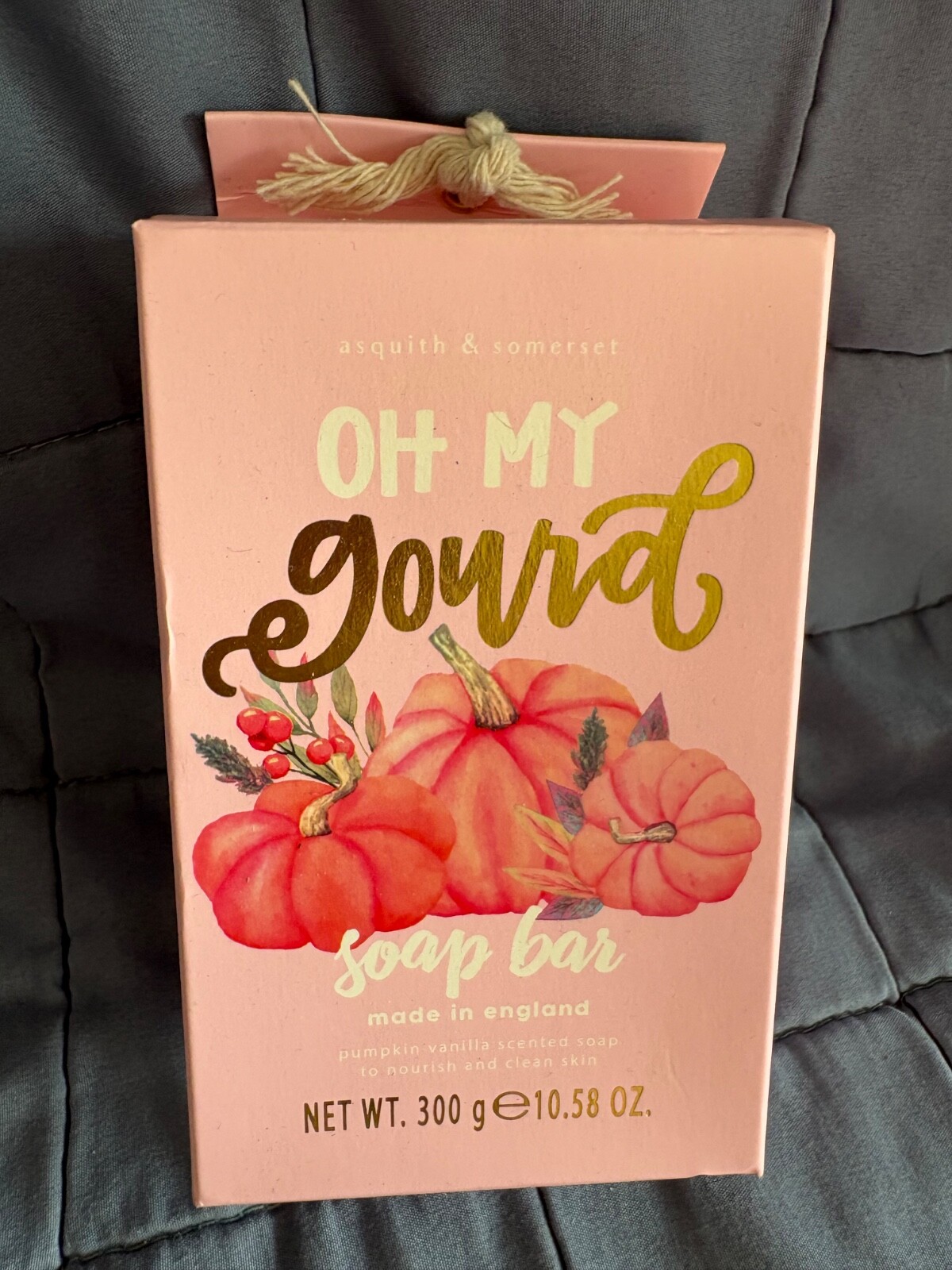 ASQUITH & SOMERSET OH MY GOURD SOAP BAR MADE IN ENGLAND 10.58 OZ