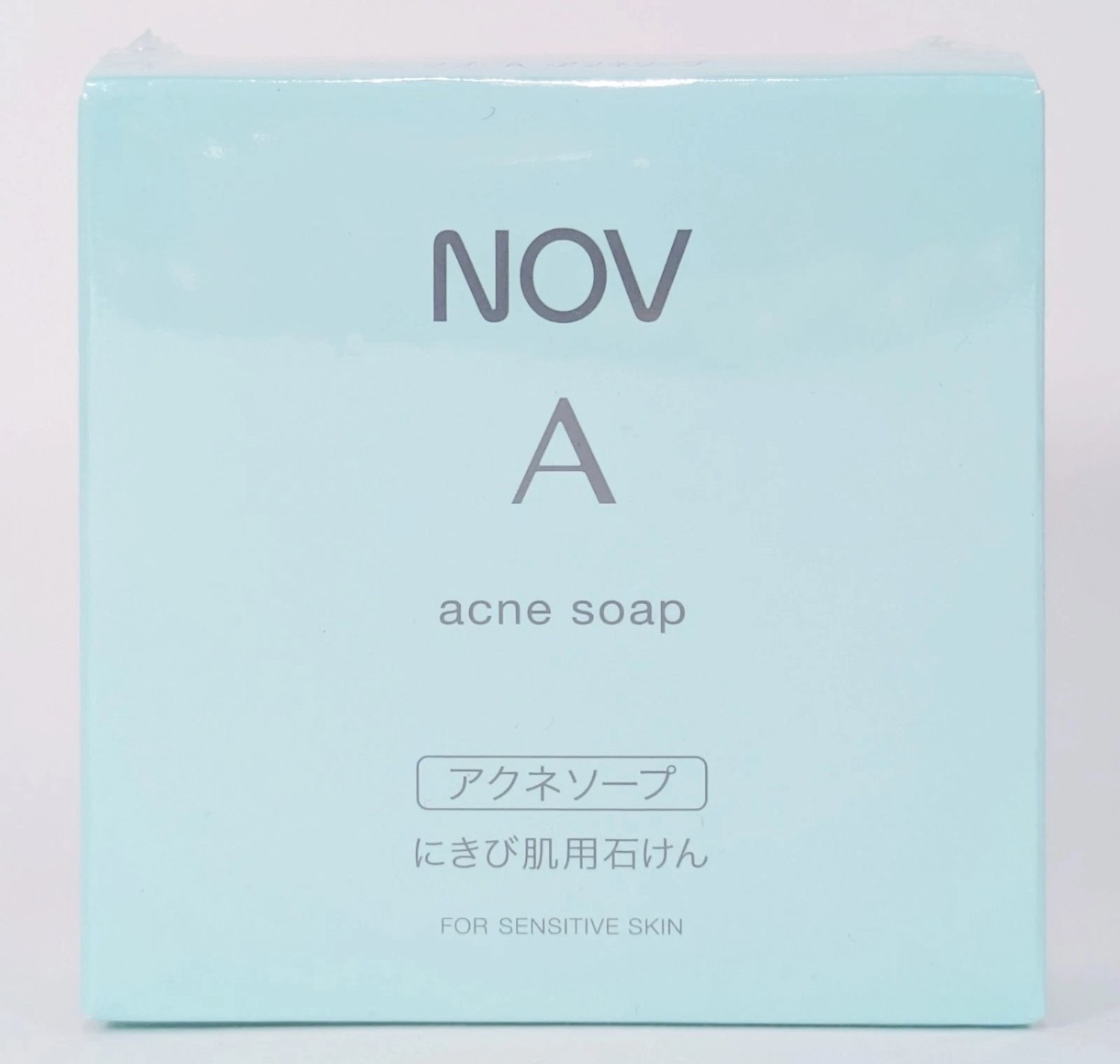 NOV A Series Acne Soap 70g x 2 Set Japanese Facial Cleanser Fragrance-Free Color