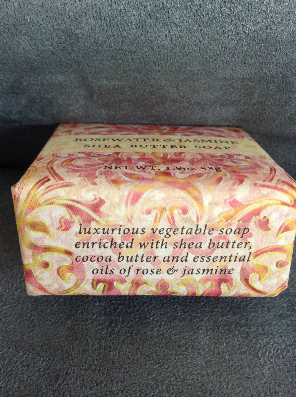 GREENWICH BAY TRADING CO. ROSEWATER & JASMINE SHEA BUTTER BAR SOAP 1.9 OZ