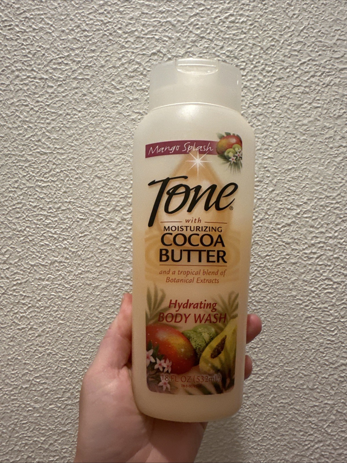 Mango Splash Cocoa Butter Body Wash PLUS Tone Bar Soap 4.25 oz READ