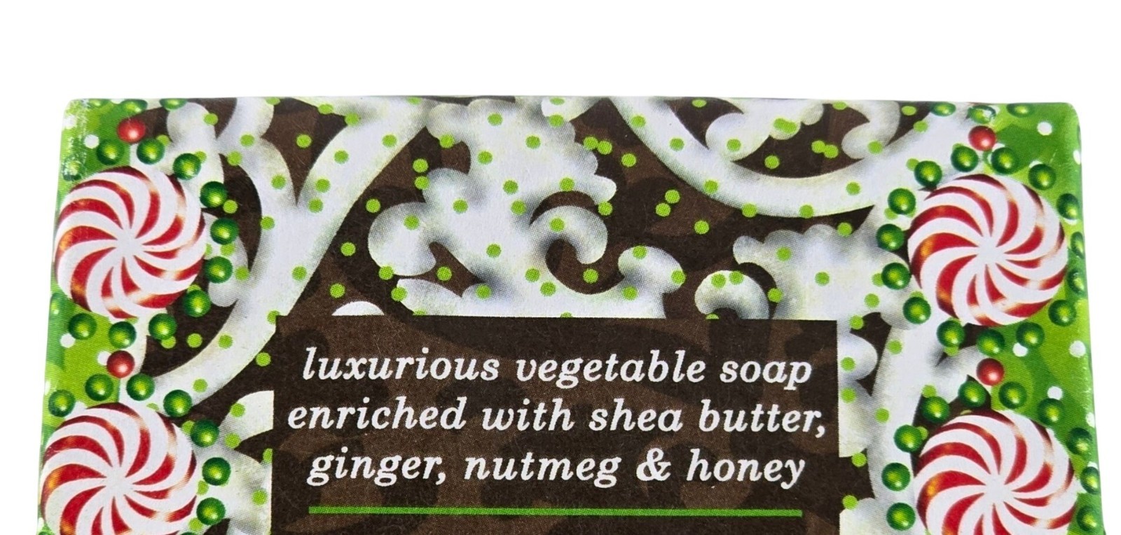 Greenwich Bay Trading Gingerbread 6.35 oz 180 g Holiday Shea Butter Soap Bar