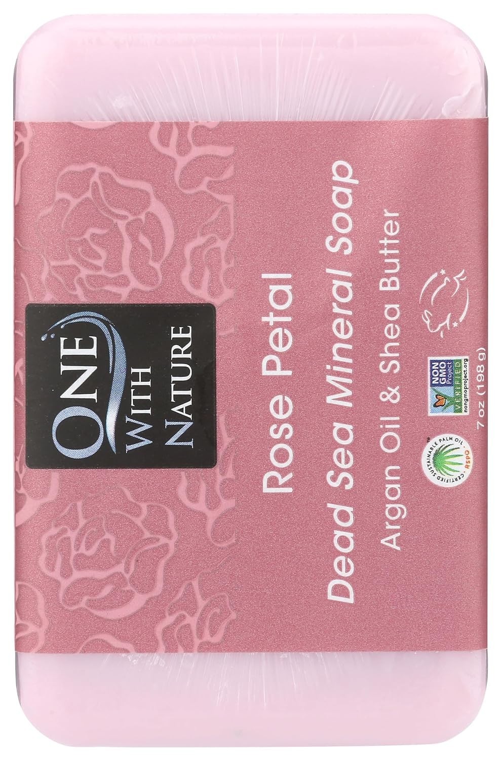 Natural Argan Oil Rose Petal Soap Bar – 7oz Exfoliant for Silky Smooth Skin