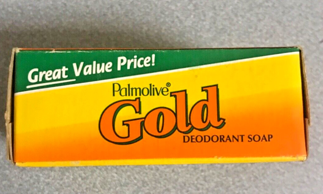 Palmolive Gold Deodorant Soap 3.2 oz NOS new sealed discontinued made USA