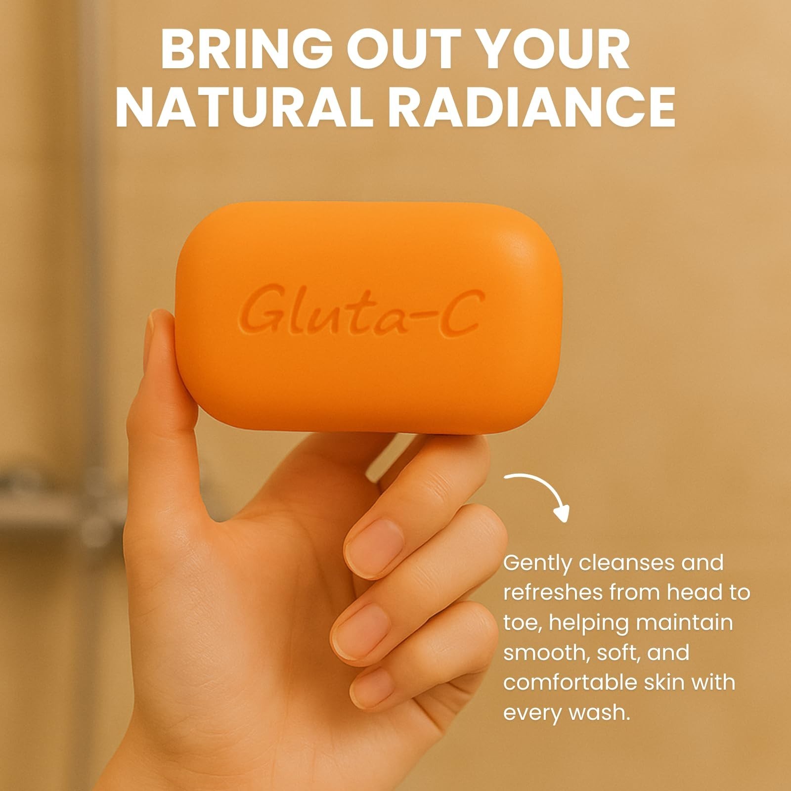 Gluta-C Face and Body Soap Hydration Nourishing Soft Smooth Revitalizing – 135g
