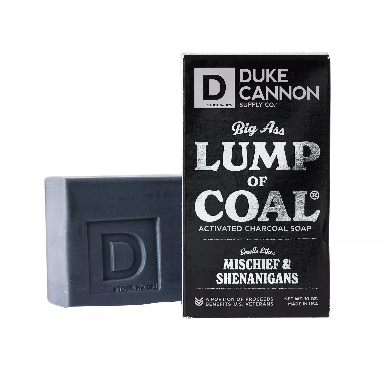 DUKE CANNON “LUMP OF COAL” Big Ass Brick of Soap 10oz 2 PACK BUY MORE -SAVE MORE