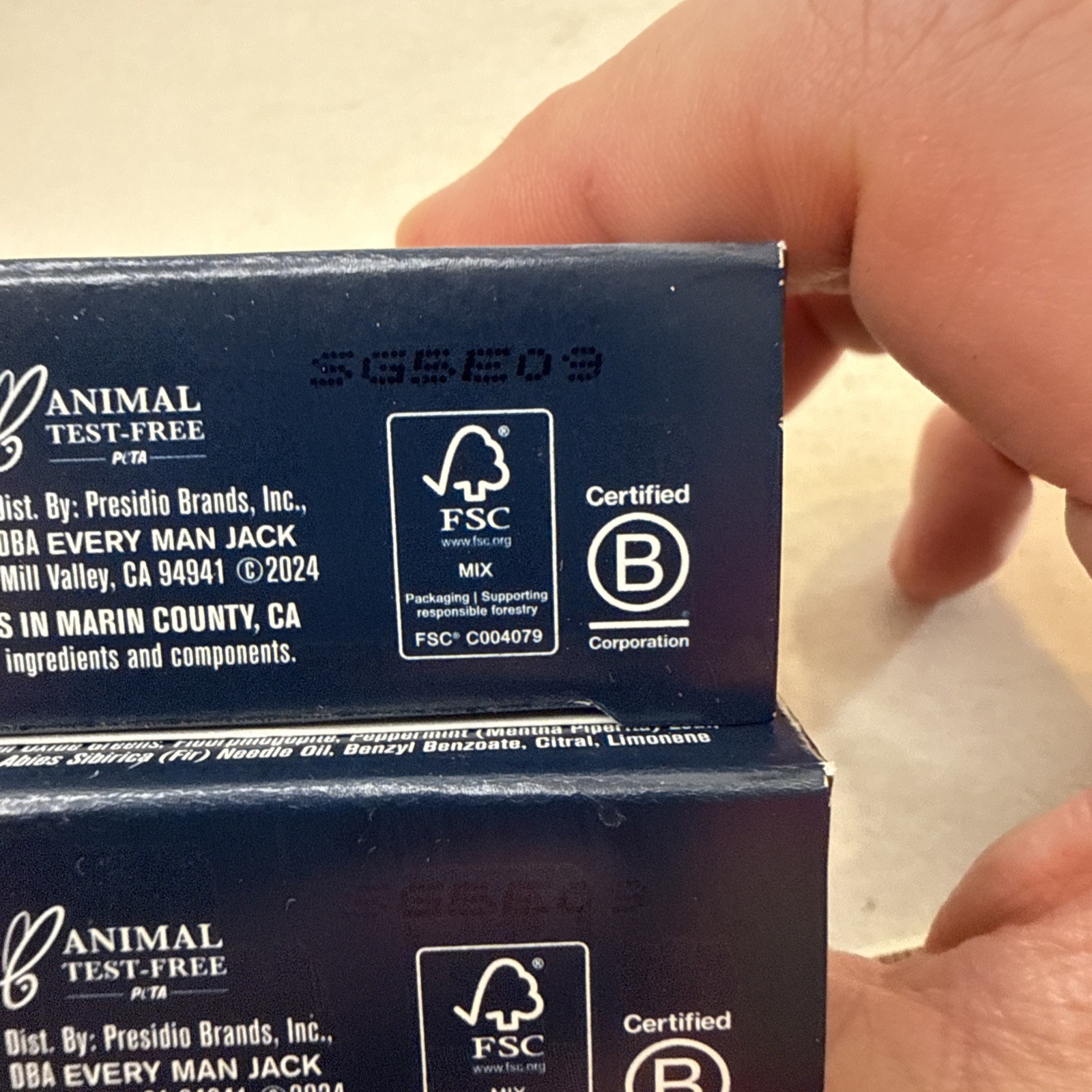 2x Every Man Jack NORTHERN LIGHTS Bar Soap Glacial Clay Peppermint Masculine Lot