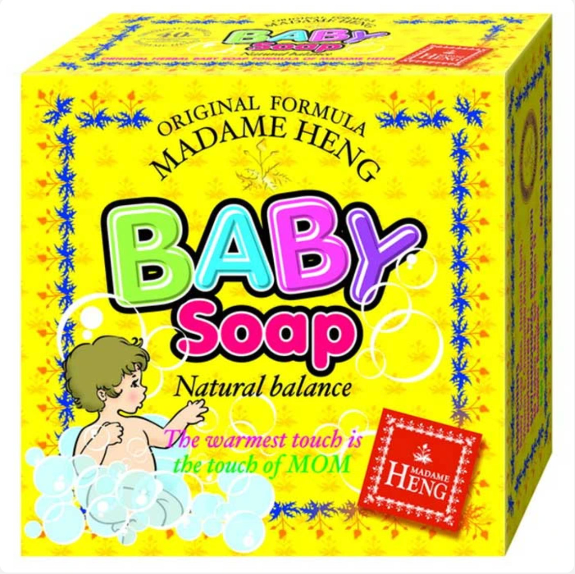 Madame Heng Baby Herbal Soap Natural Balance Bar 150 g Specially formulated skin