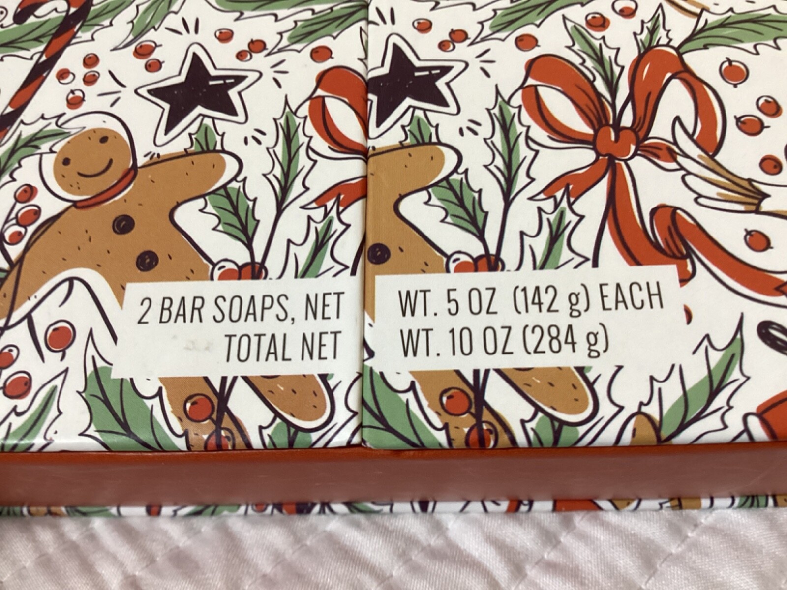 San Francisco Soap Company Pine Berry Scented Bath Bars SET of 2 Original Box
