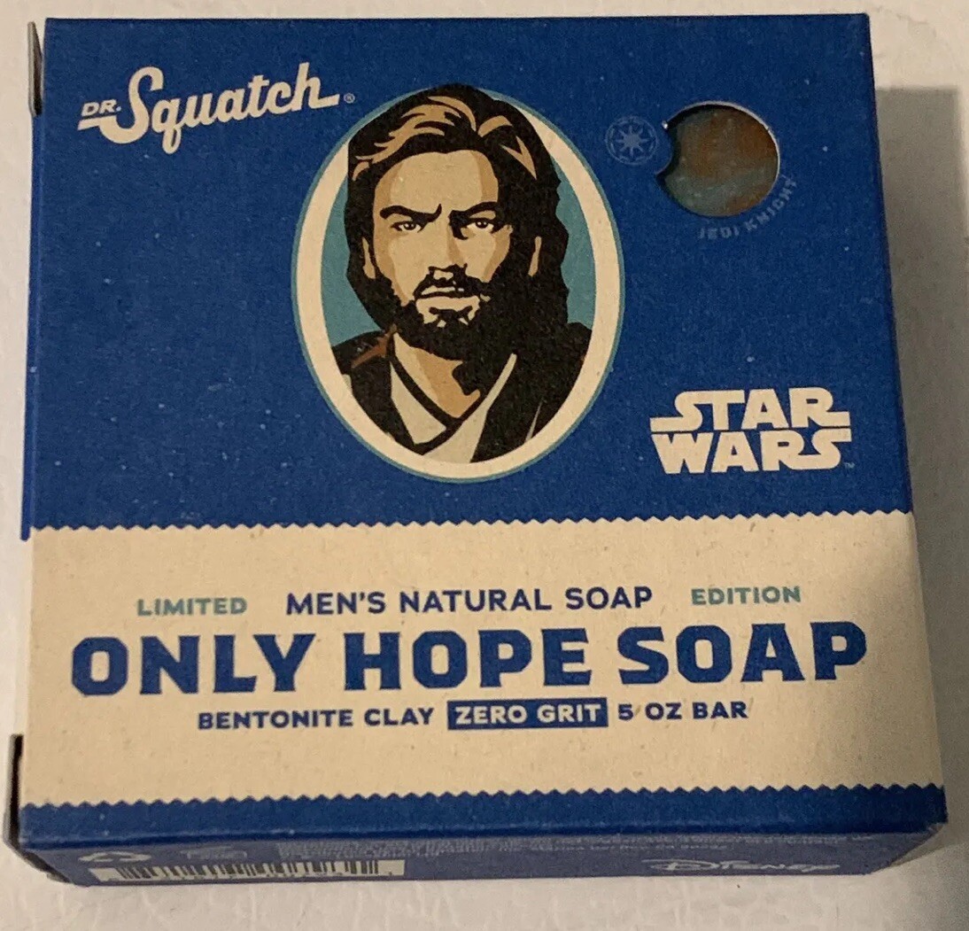 1 Bar of Dr. Squatch Only Hope Soap – Star Wars Limited Edition Zero Grit
