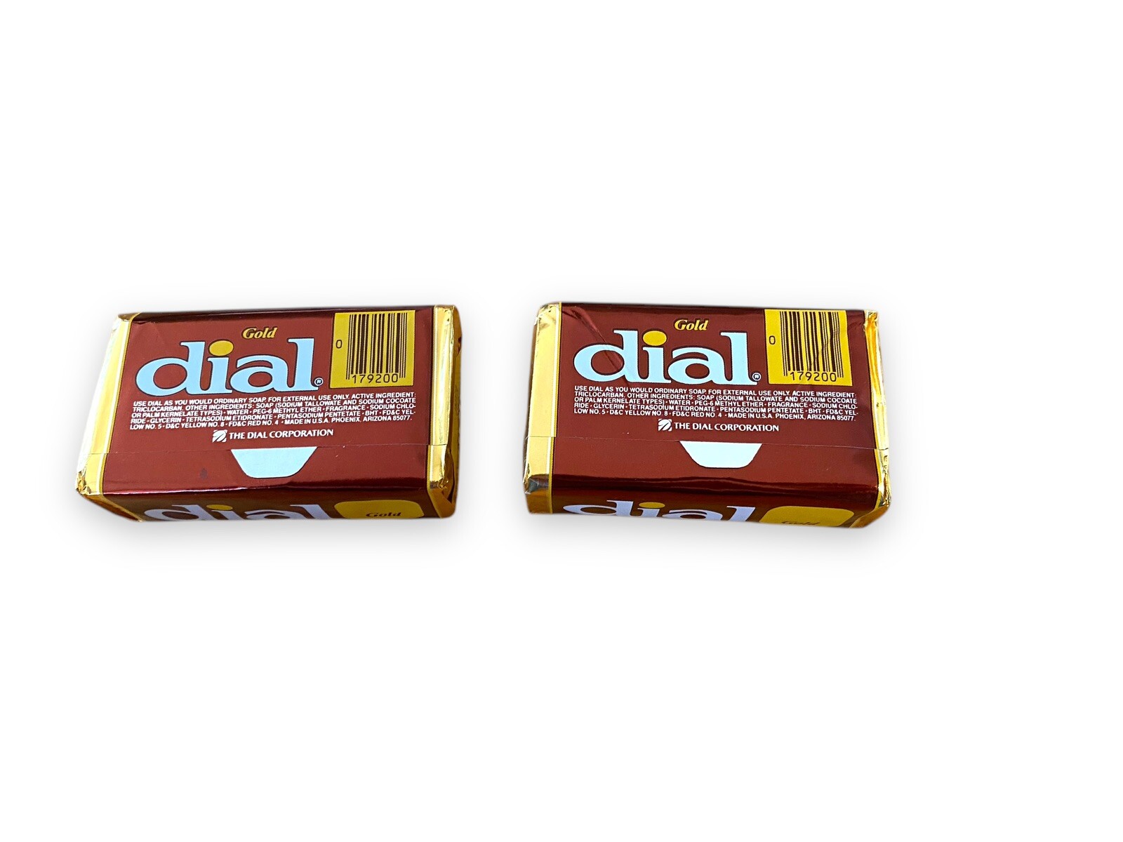 Dial gold bar soap vintage bath bar 5 oz new old stock set of 2