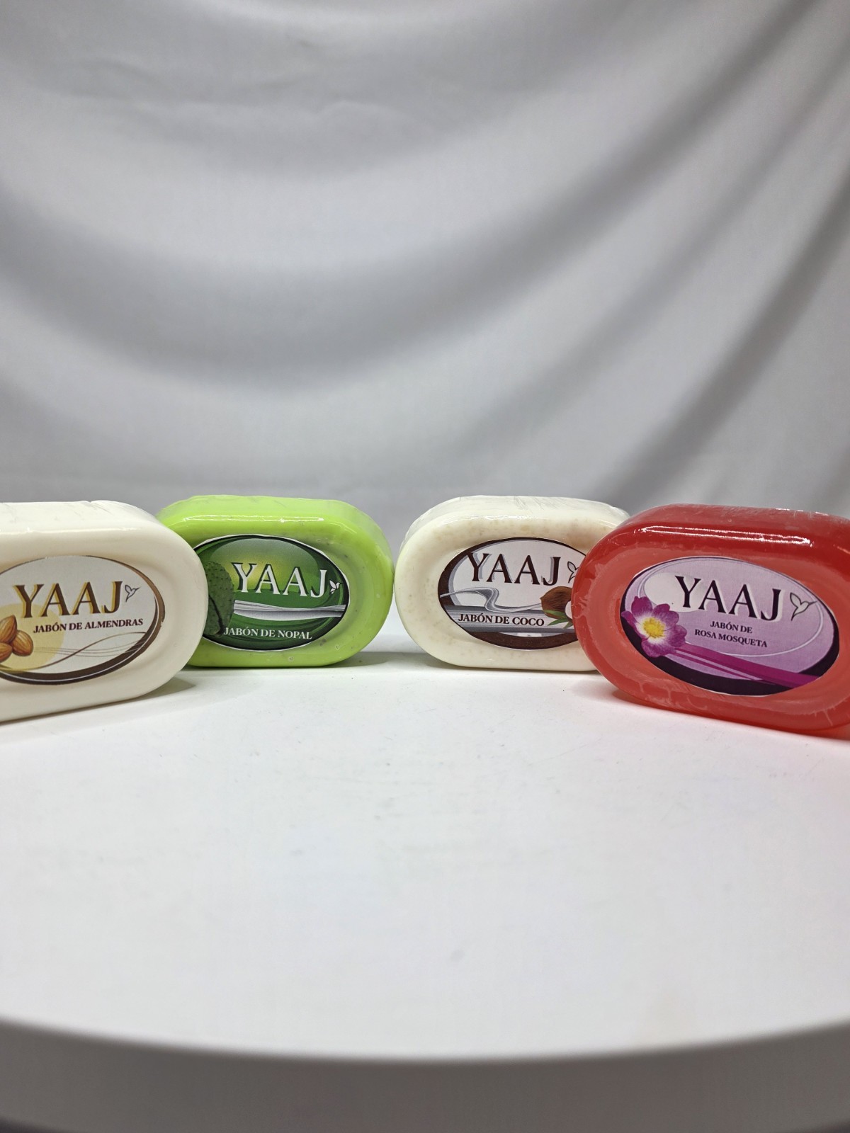 Artisanal Soap Bars Combo 4 Pack 100% Natural Ingredients, Essential Oils YAAJ