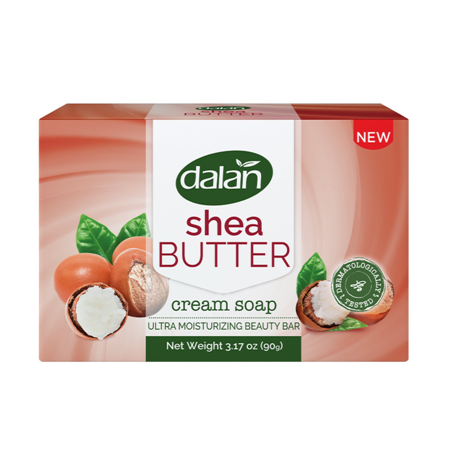 Dalan Shea Butter Cream Soap Bar, 3 Bars x 3.17oz Each