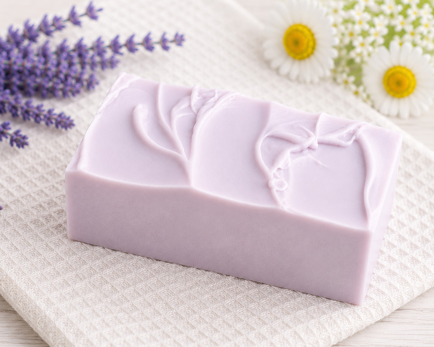 Lavender & Chamomile Handcrafted Luxury Goat Milk Soap | Natural Cold Process