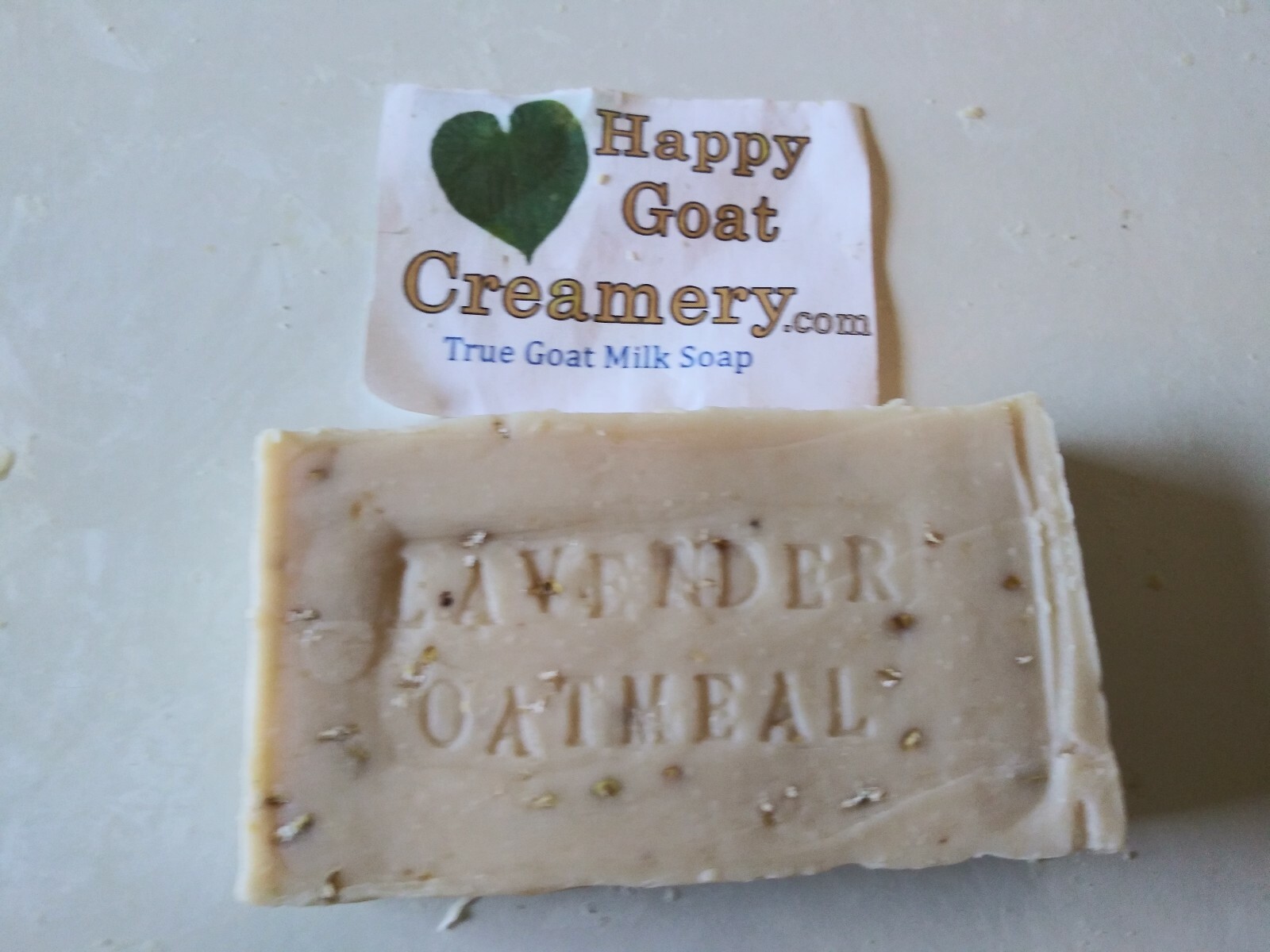 10 BARS LAVENDER OATMEAL RAW GOAT MILK SOAP HAPPY GOAT CREAMERY CHEAP