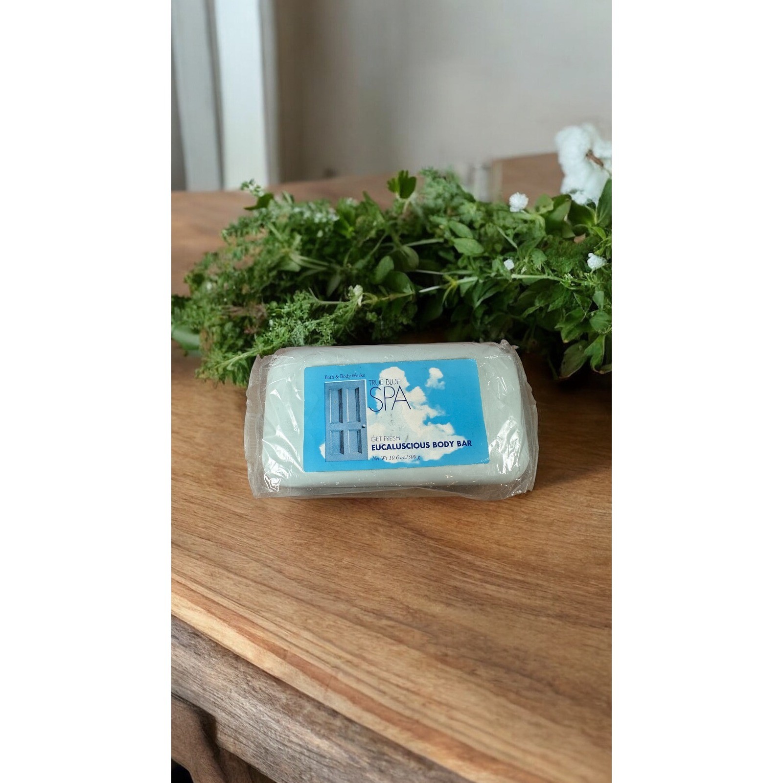 Bath & Body Works True Blue Spa Eucaluscious Body Bar 10.6 oz Sealed Rare