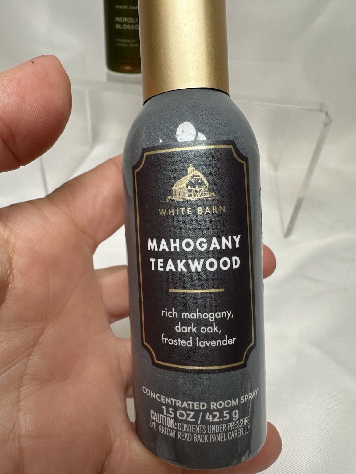 White Barn Room Spray Set of 3 Mahogany Teakwood Neroli Blossom Vanilla NEW