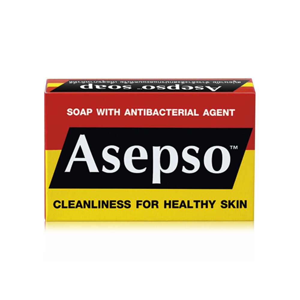 12x Asepso Bar Soap Original Formula Washes Away Bacteria Dirty Healthy Skin