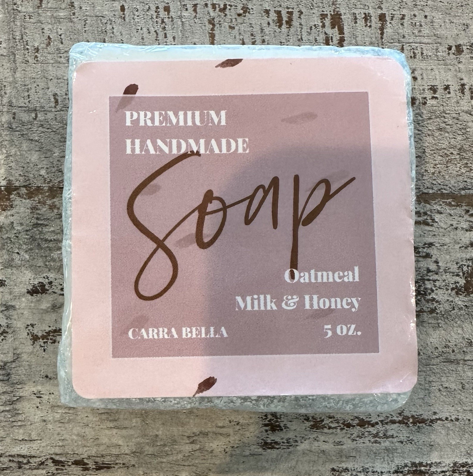 Carra Bella Premium Soap Oatmeal Milk & Honey New In Package Made In The USA