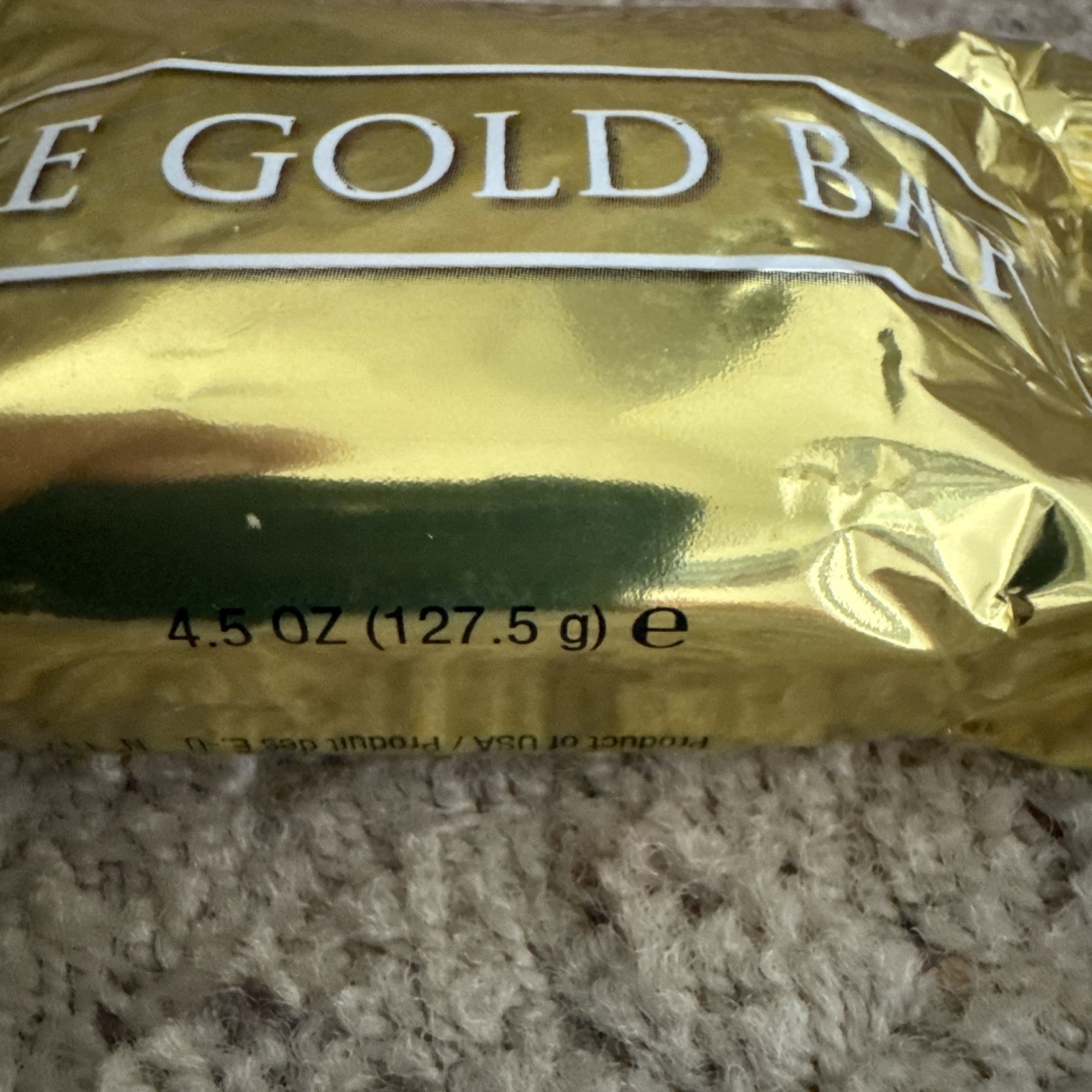 LOT of 3 MELALEUCA THE GOLD BAR SOAP 4.5 OZ NEW/SEALED FAST, FREE SHIPPING!!