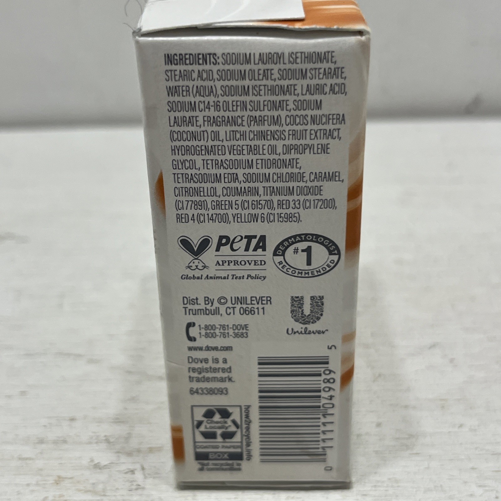🥥 Dove Coconut Milk & Sugar Lychee Plant Milk Cleansing Bar 5 oz | NEW