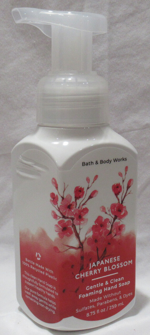 Bath & Body Works Foaming Hand Soap Lot 2 GENTLE & CLEAN JAPANESE CHERRY BLOSSOM