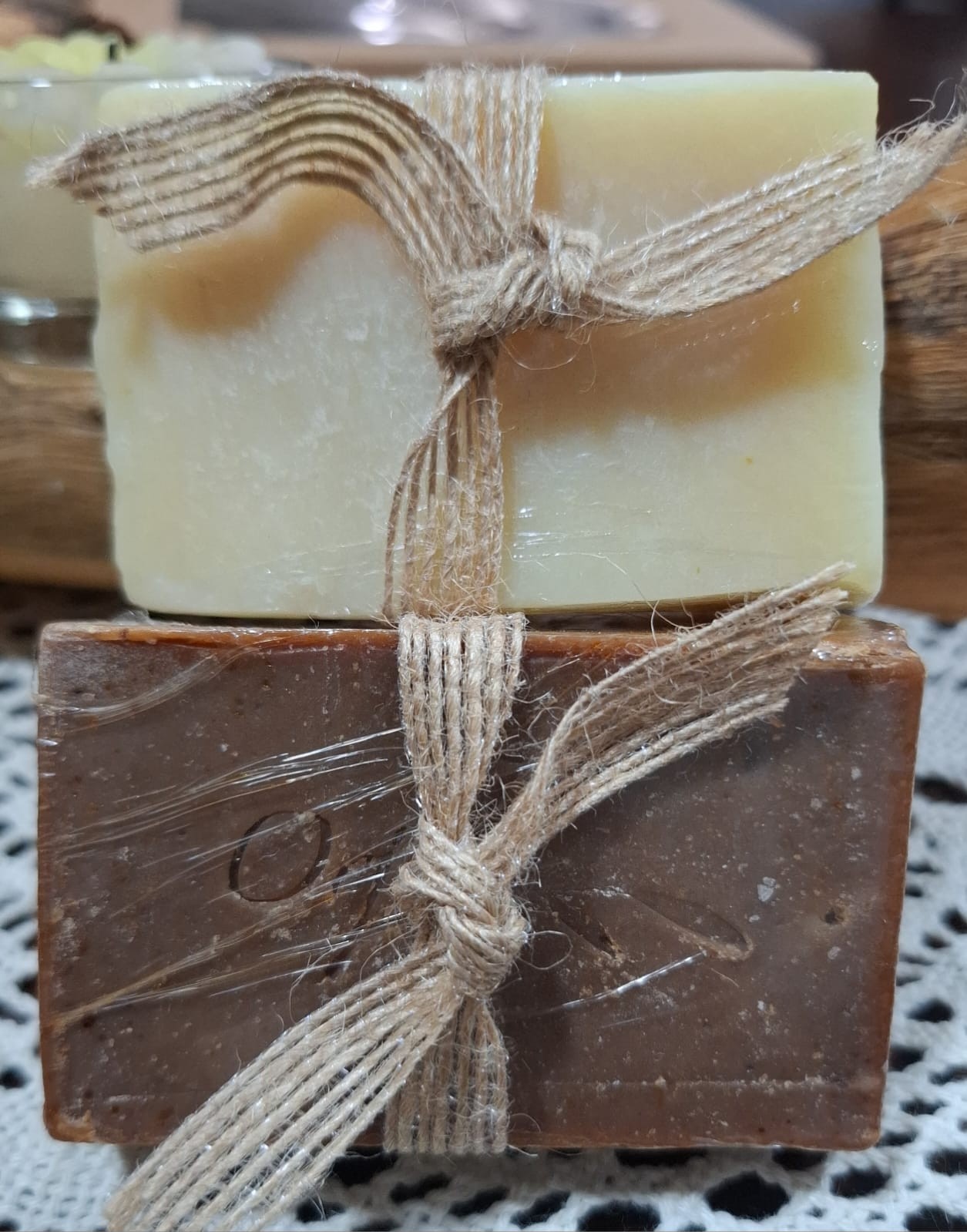Natural Handmade Soap Gift Set – 6 Assorted Natural Bars – Made in Jordan
