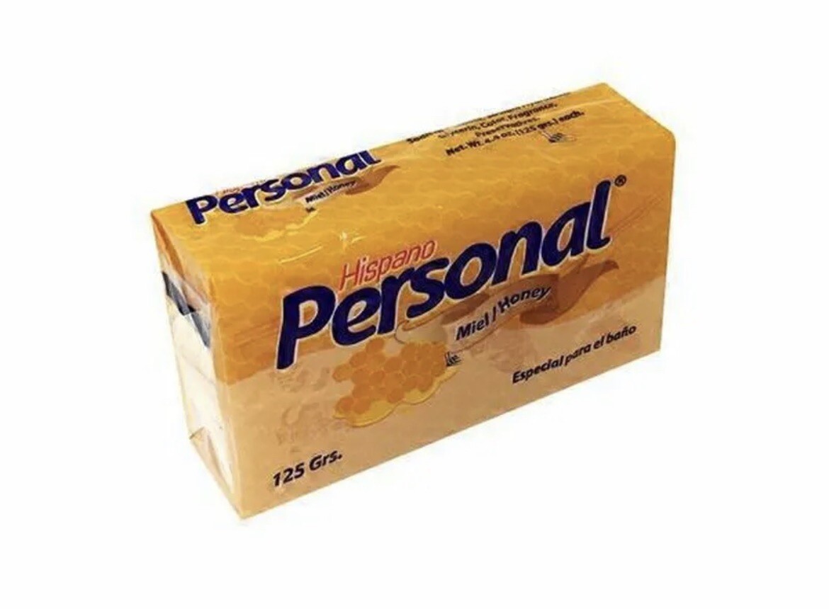 Hispano Personal Miel/Honey Bar Soap 125 Gram – Pack of 6
