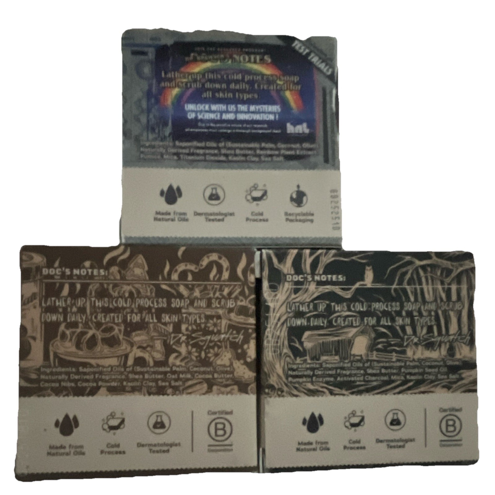 Dr. Squatch Men’s Natural Soap Set Limited Edition Experiment No. 011 6 oz