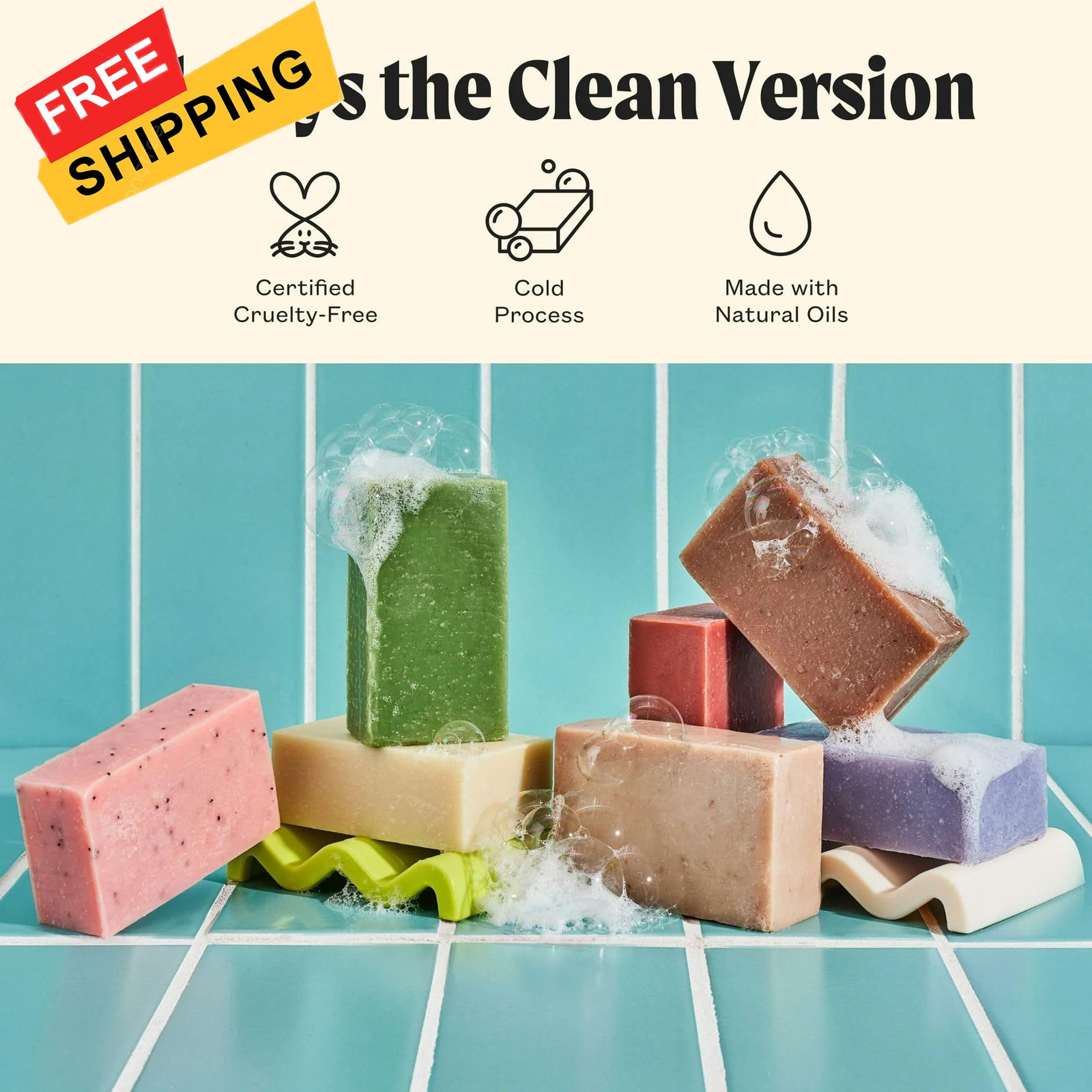 JUKEBOX Soap,Born to Be Wild Scent, Natural Bar Soap 4.5 Ounce (Pack of 1)