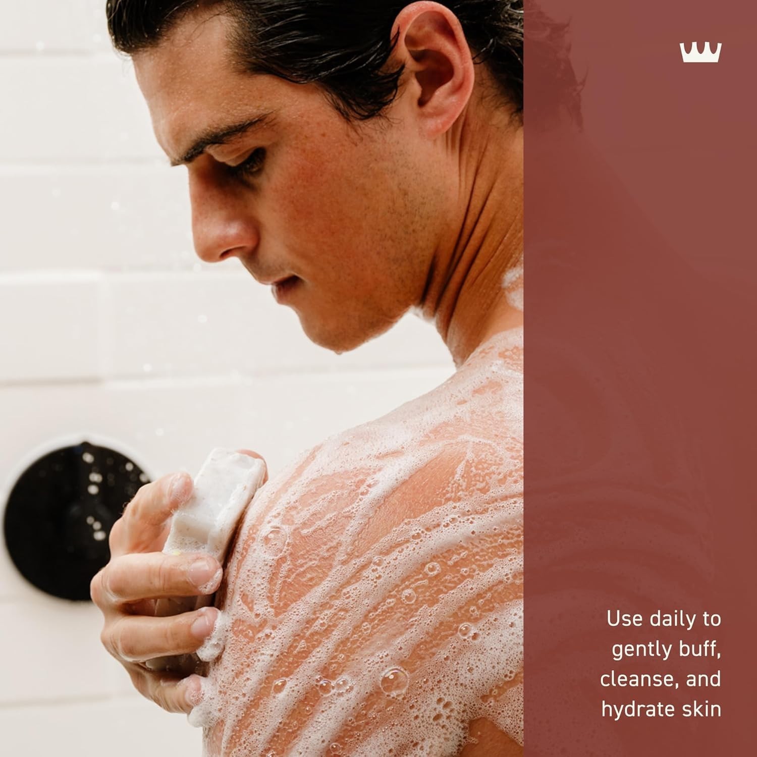 Luxury 5oz Bourbon & Oak Exfoliating Body Bar – Revitalize Your Routine