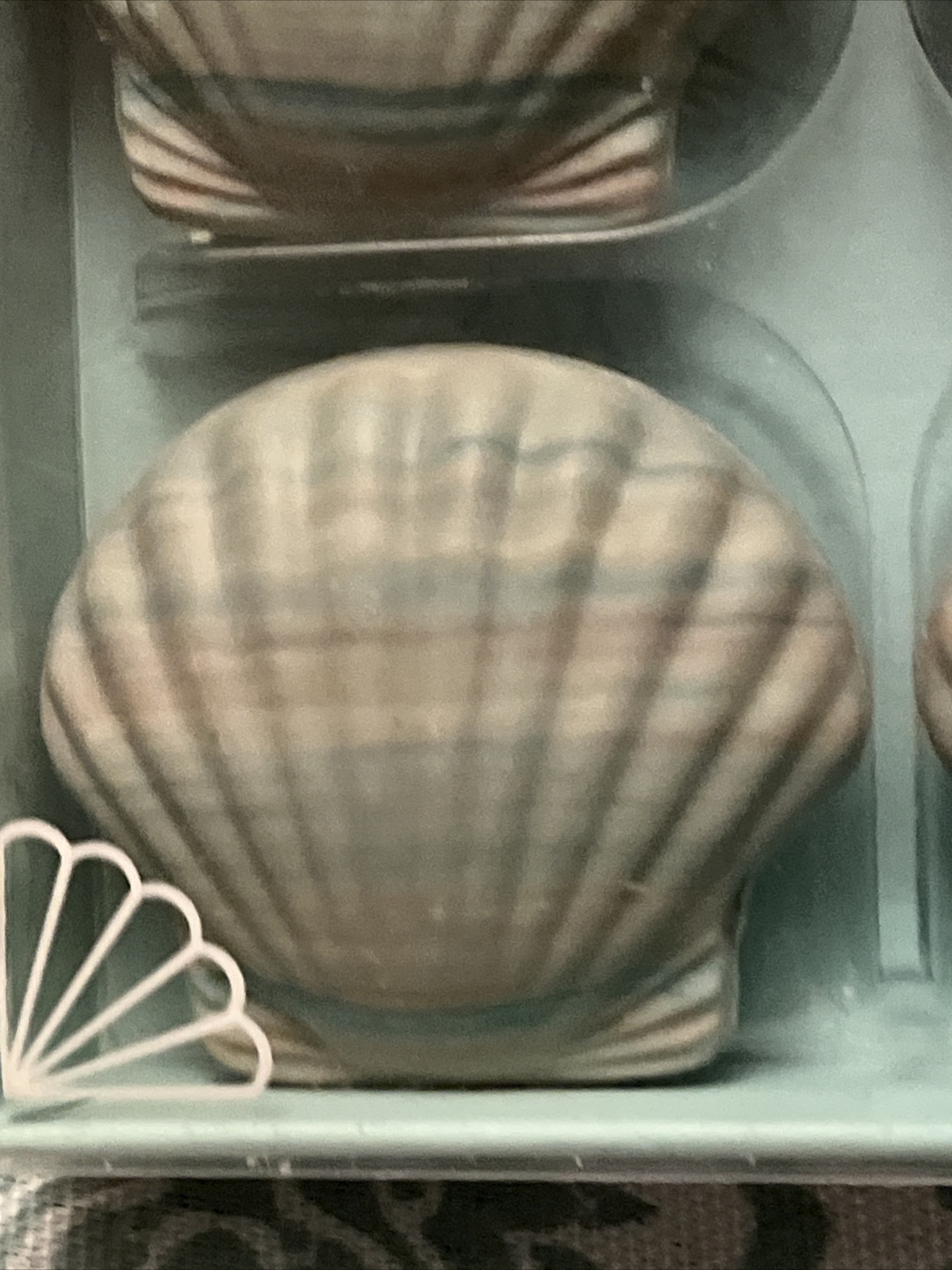 Vintage 5 Oz. Box of 6 Guest Sized Seashell Sea Shell Soap Soaps Ben Rickert New