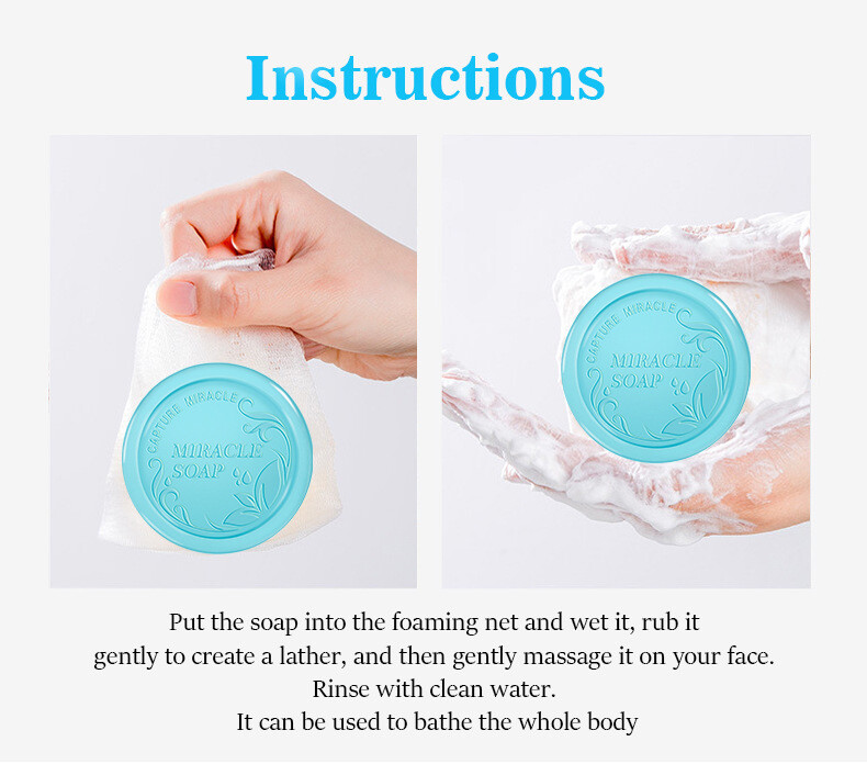 Collagen Gluta Essence Handmade Soap 100g Anti-Aging Deep Cleansing Bar