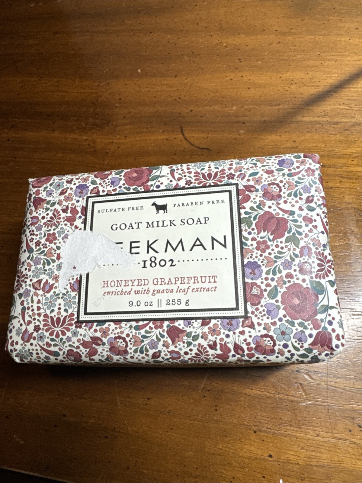 Beekman 1802 Goat Milk Soap, Honeyed Grapefruit, 9 oz- NEW/ SEALED