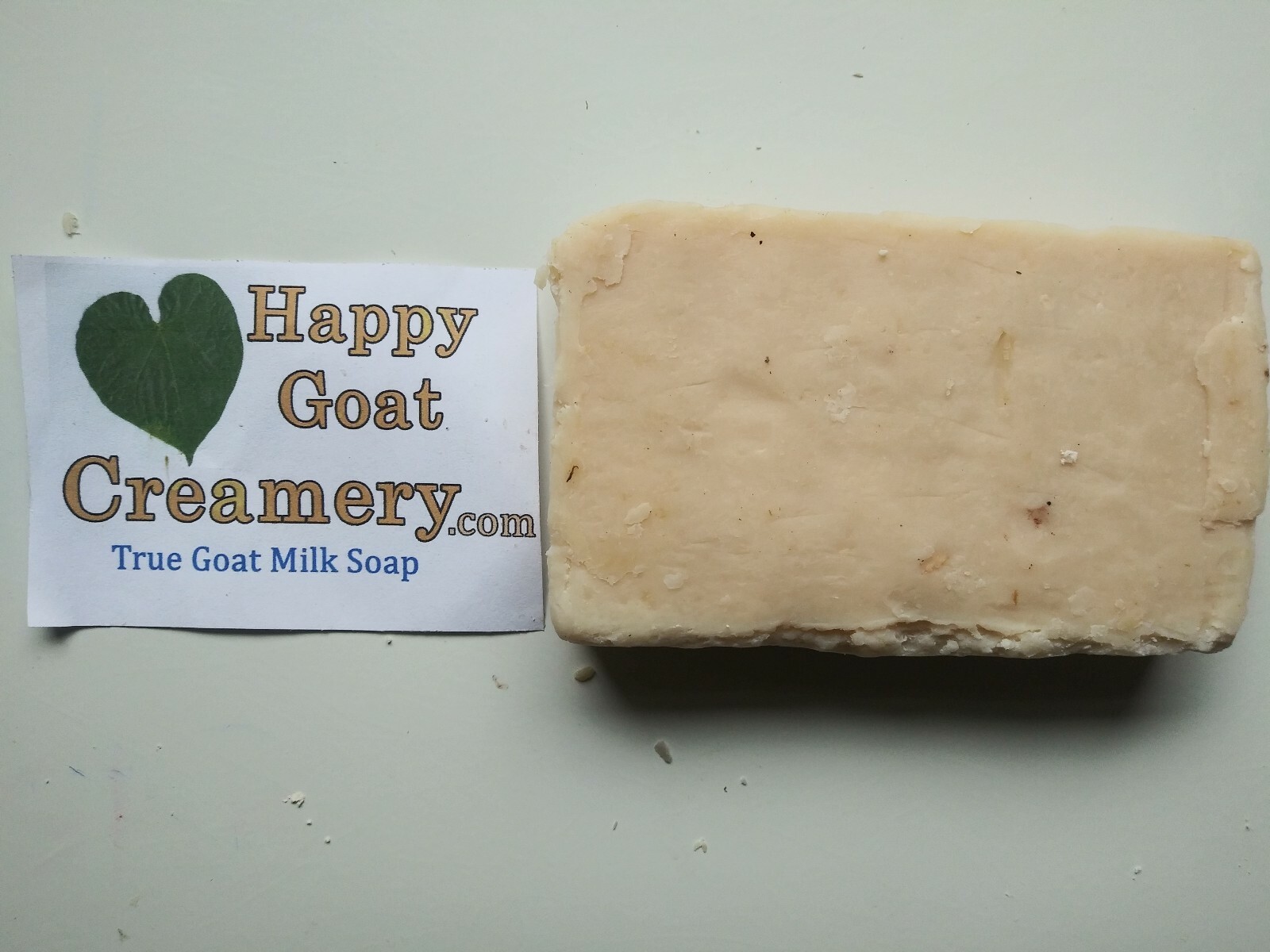 PEPPERMINT GOAT MILK SOAP HAPPY GOAT CREAMERY PURE ESSENTIAL OIL FREE SHIPPING