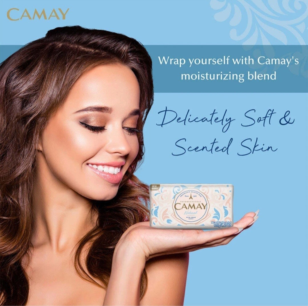 NEW! CAMAY (4.40 Oz.) Bar 🤍🫧 ●NATURAL● French Touch With Fresh Scent Bar🫧.